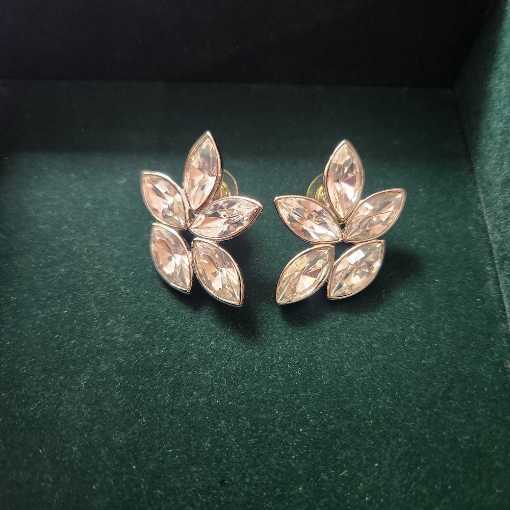 Vintage 1991 Avon Gala Nights oversize rhinestone earrings